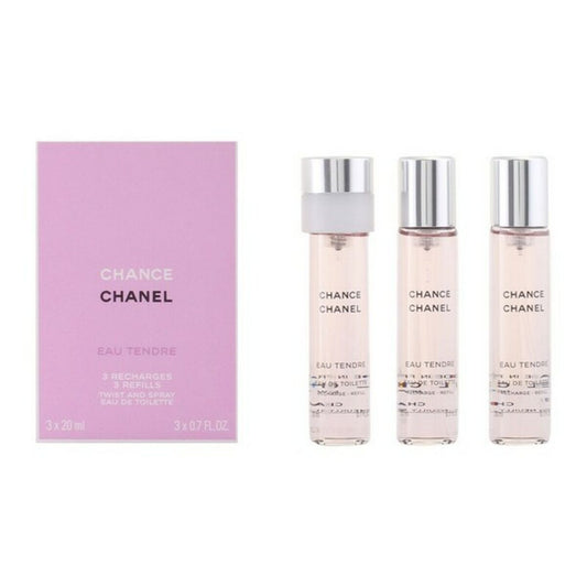 Women's Perfume Chanel Chance Eau Tendre EDT 3 pcs